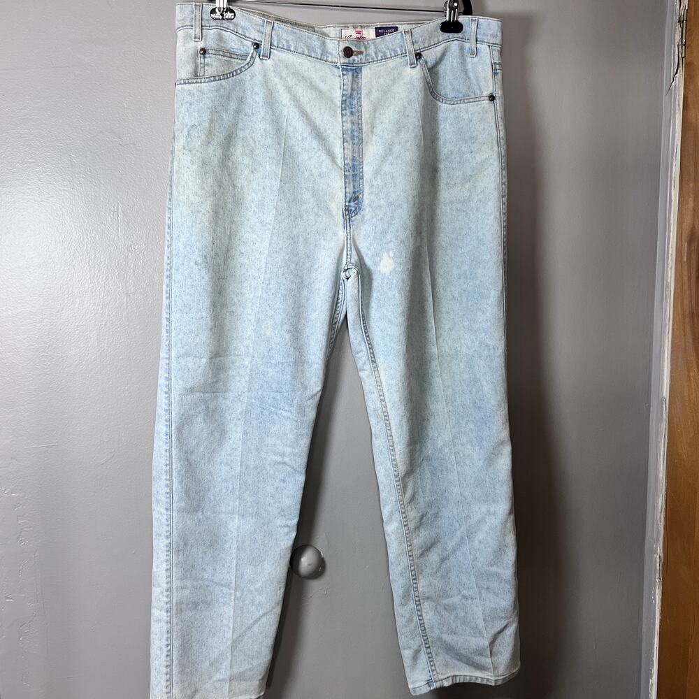 ✨VTG Levi’s 540 Relaxed Fit Jeans Men’s 42x30 Light Wash Denim Wrinkle Free